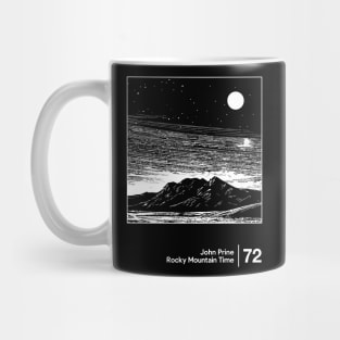 Rocky Mountain Time / Minimal Style Graphic Artwork Mug